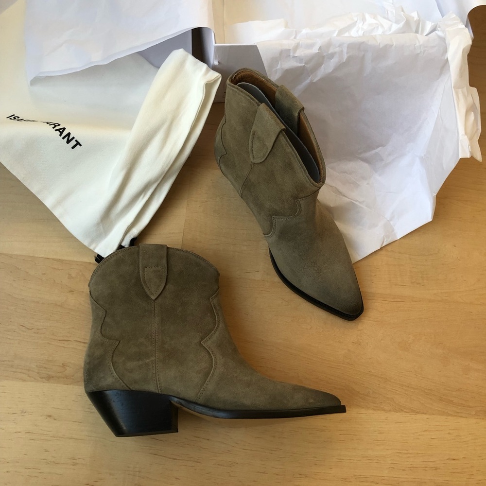 Isabel Marant Dewina boots in taupe, 36